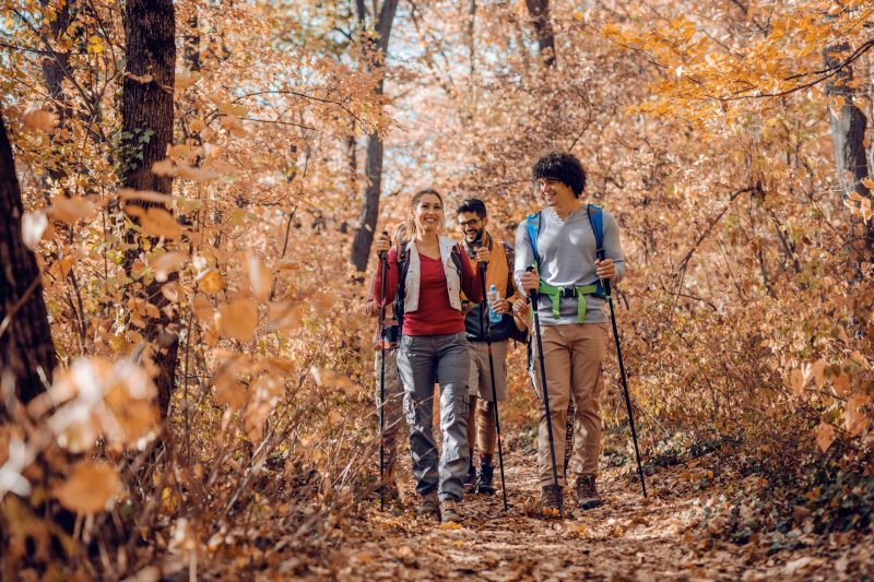 fall hiking